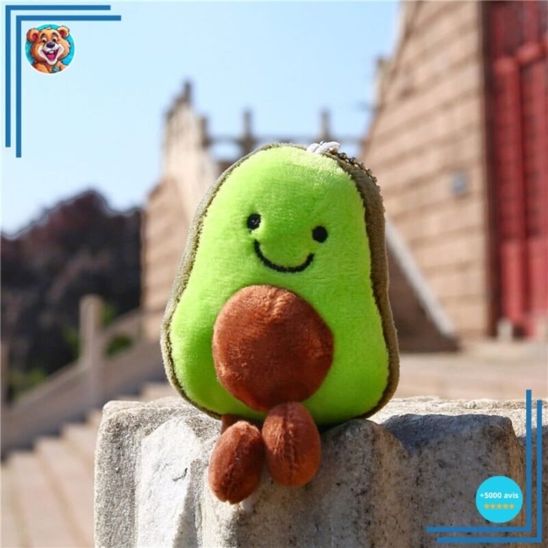 Peluche avocat porte-clés – Image 4