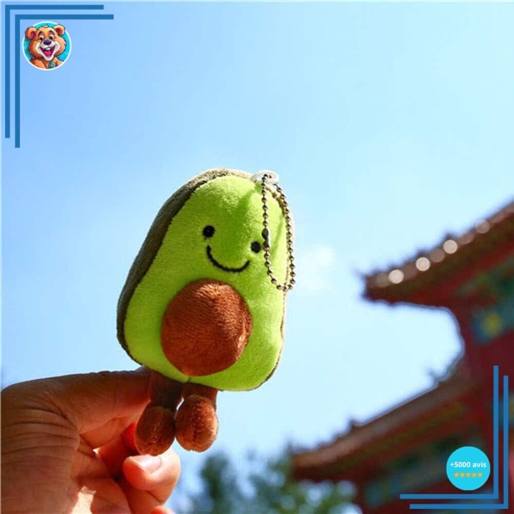 Peluche avocat porte-clés – Image 6