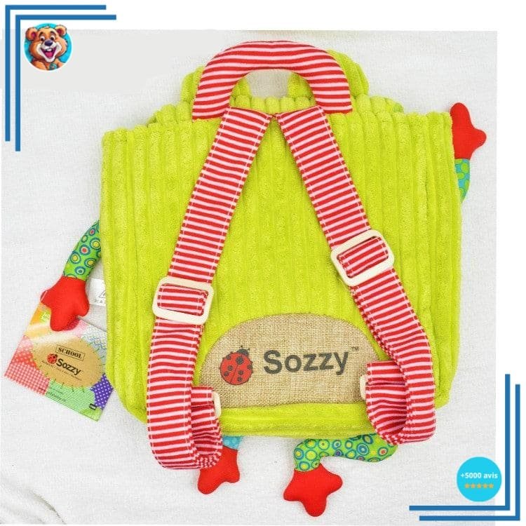 Sac à dos animaux en peluche pour enfant – Image 9