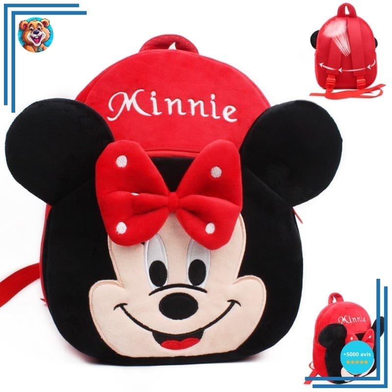Sac à dos en peluche Minnie – Image 2