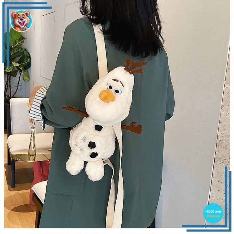 Sac à dos en peluche Olaf – Image 4