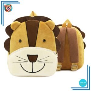 Sac à dos en peluche lion