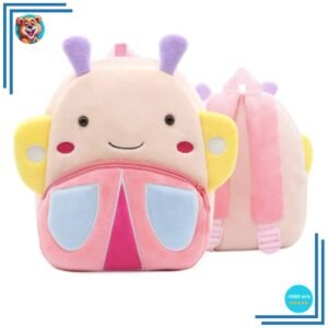Sac à dos en peluche papillon