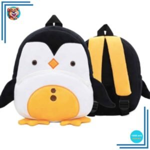 Sac à dos en peluche pingouin