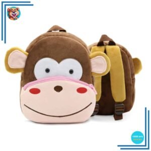 Sac à dos en peluche singe