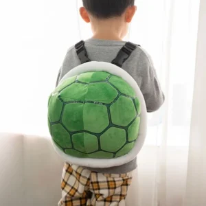 Sac à dos tortue Mario en peluche pour enfant