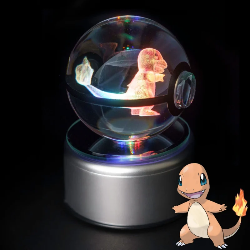Pokéball Lumineuse en Cristal Pokémon – Image 12
