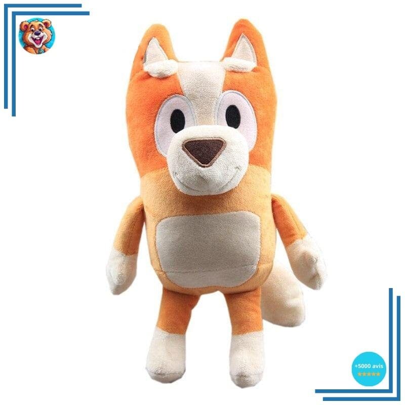Peluche Chien Orange