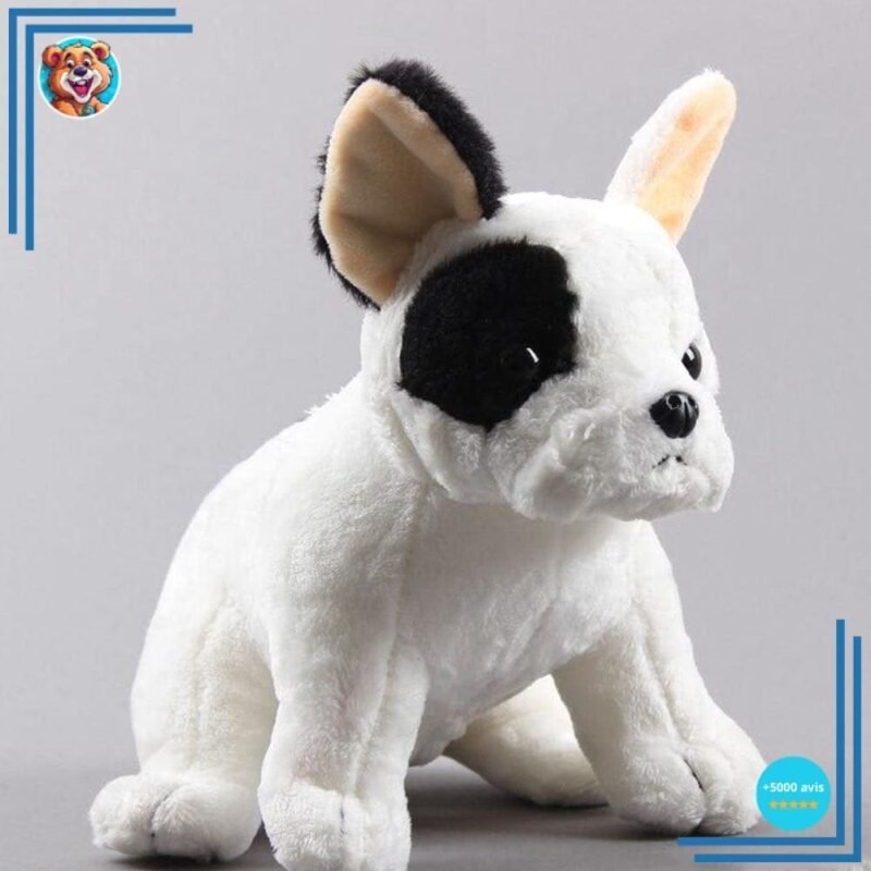 Peluche Chien Bouledogue Français – Image 3