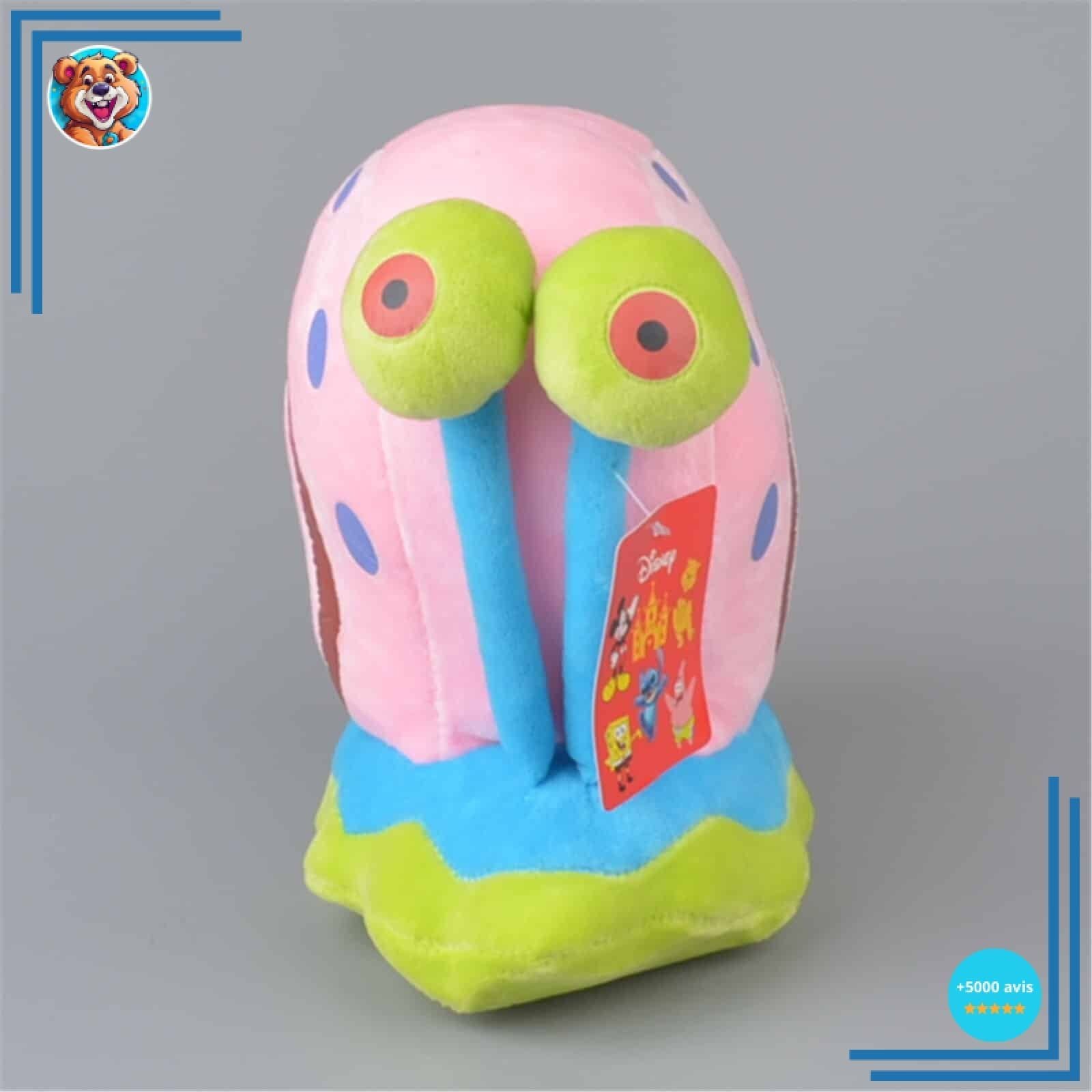 Peluche escargot Gary Bob l’éponge – Image 3