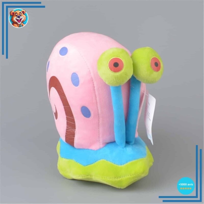 Peluche escargot Gary Bob l’éponge
