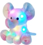 Veilleuse peluche en forme d’éléphant