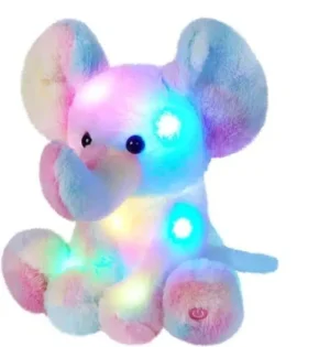 Veilleuse peluche en forme d’éléphant