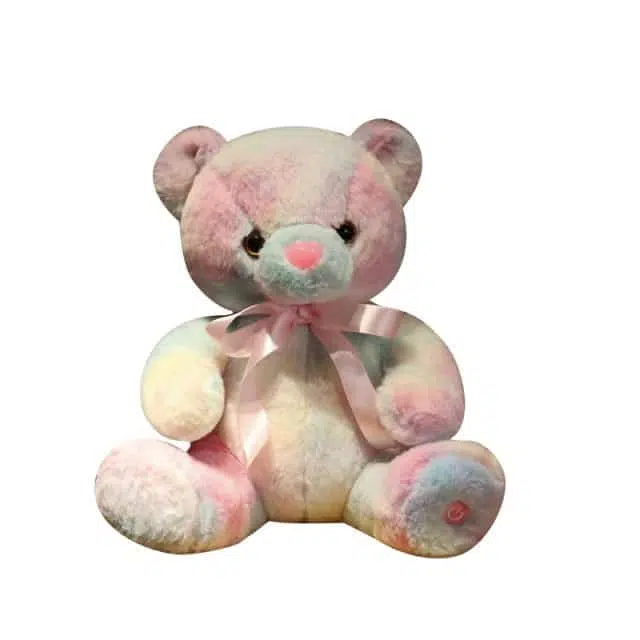 Veilleuse peluche ours colorée