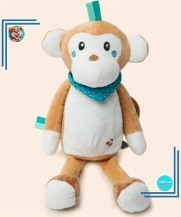 Veilleuse peluche singe musicale