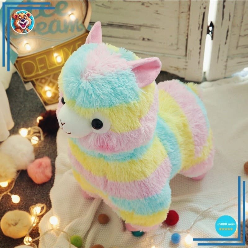 Peluche de lama multicolore – Image 2