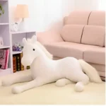 Peluche cheval blanc
