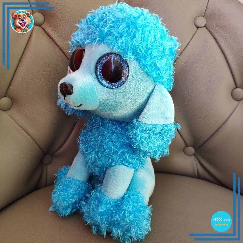 Peluche Chien Bleu – Image 2
