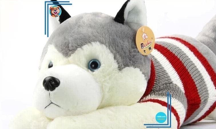 Peluche Chien Couché