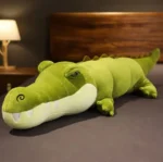 Peluche alligator vert géante