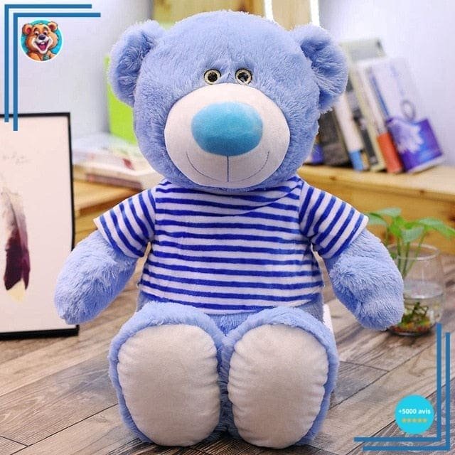 Doudou Nounours Bleu