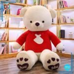 Grand Ours en Peluche Blanc