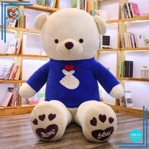 Gros Ours en Peluche Blanc