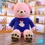 Gros Ours en Peluche Rose