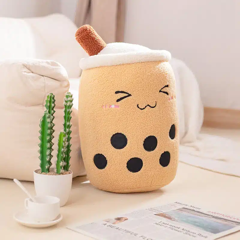 Peluche Bubble tea souriante et mignonne pour enfants – Image 2