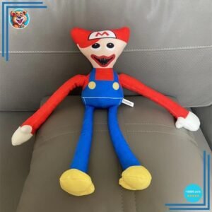 Peluche Huggy Wuggy qui fait peur en Super-Mario