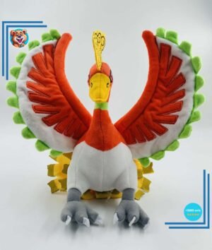 Peluche Pokémon Ho-Oh Vert