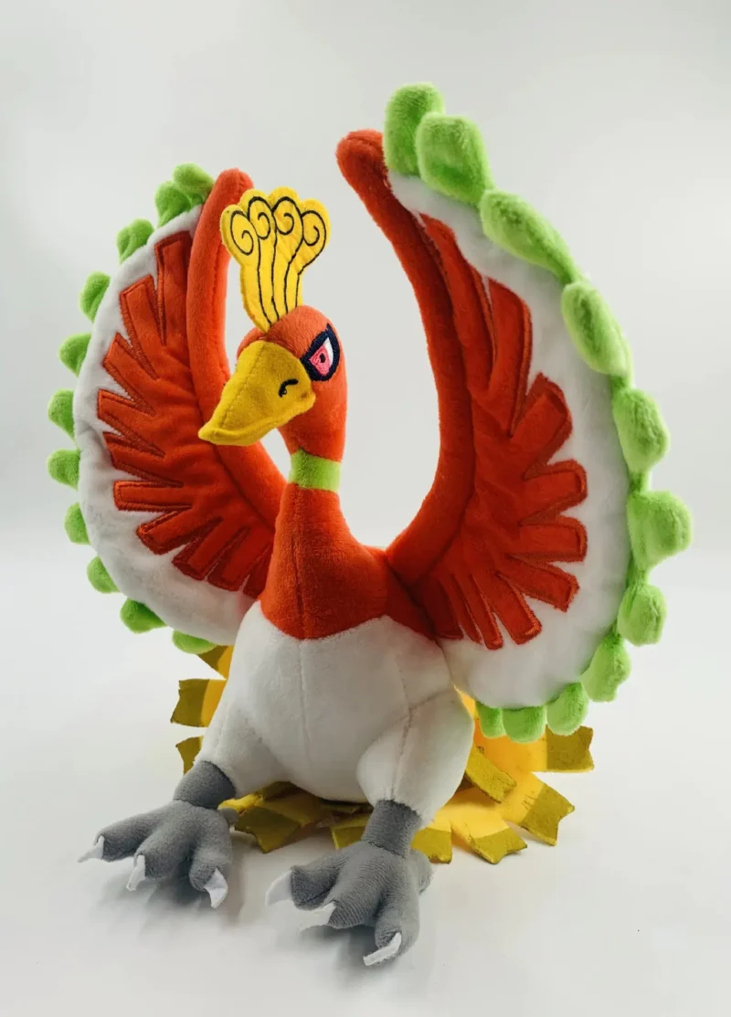 Peluche Pokémon Ho-Oh Vert – Image 2