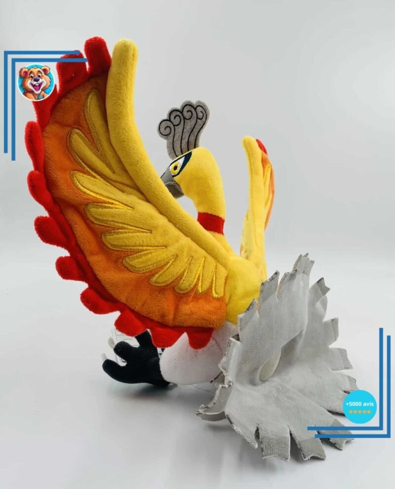 Peluche Pokémon Ho-oh orange – Image 4