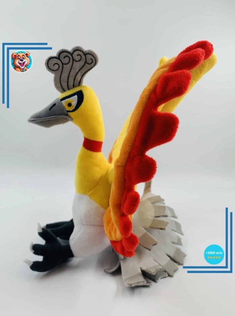 Peluche Pokémon Ho-oh orange – Image 5