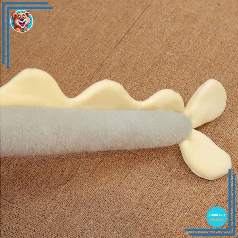 Peluche dinosaure gris géant – Image 3