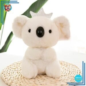 Peluche koala avec couronne