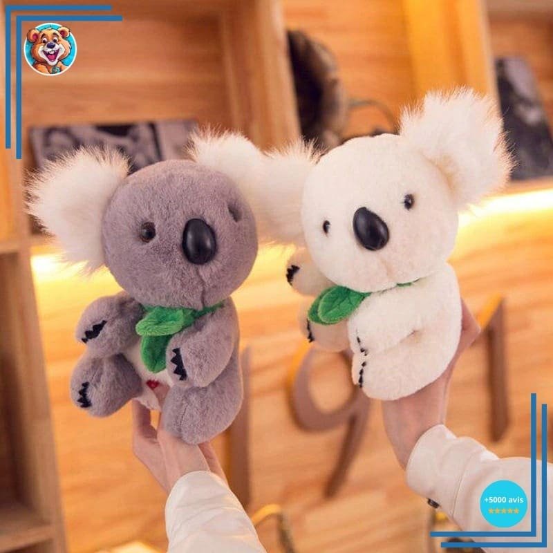 Peluche koala gris et blanc adorable – Image 5