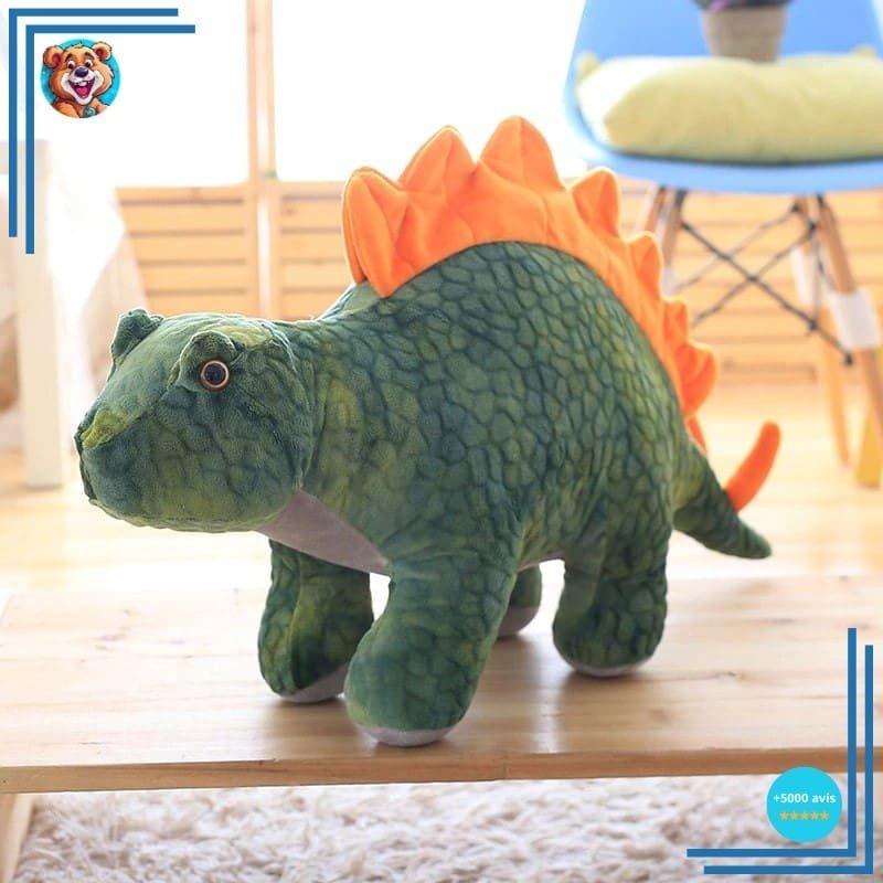 Peluche stégosaure vert – Image 3