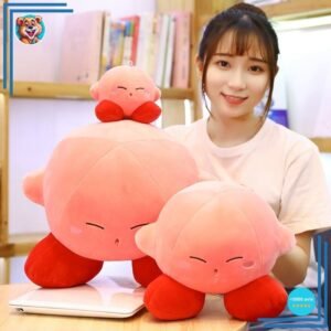 Mignonne peluche Kirby tête baissée