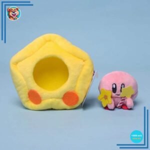 Peluche Kirby dans son étoile jaune