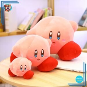 Mignonne peluche de Kirby qui marche