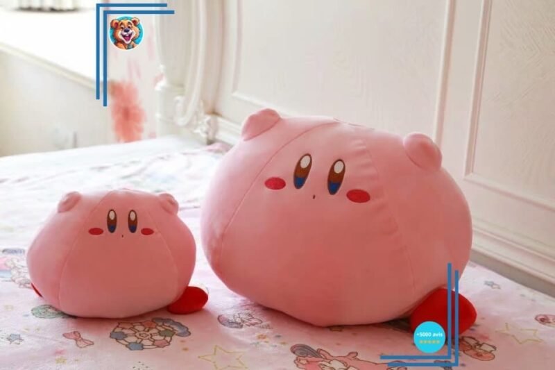 Peluche rose de Kirby aux joues rouges – Image 5