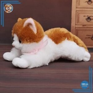Peluche chaton marron