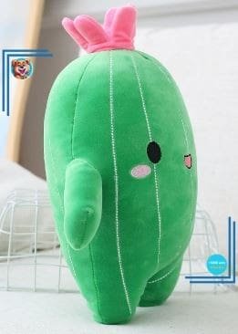 Peluche décorative en forme de cactus souriant – Image 2