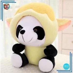 Peluche panda déguisé en mouton