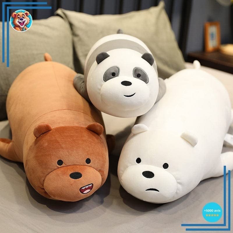 Ours en Peluche Marron Foncé – Image 3