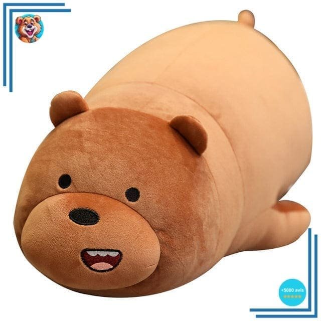 Ours en Peluche Marron Foncé
