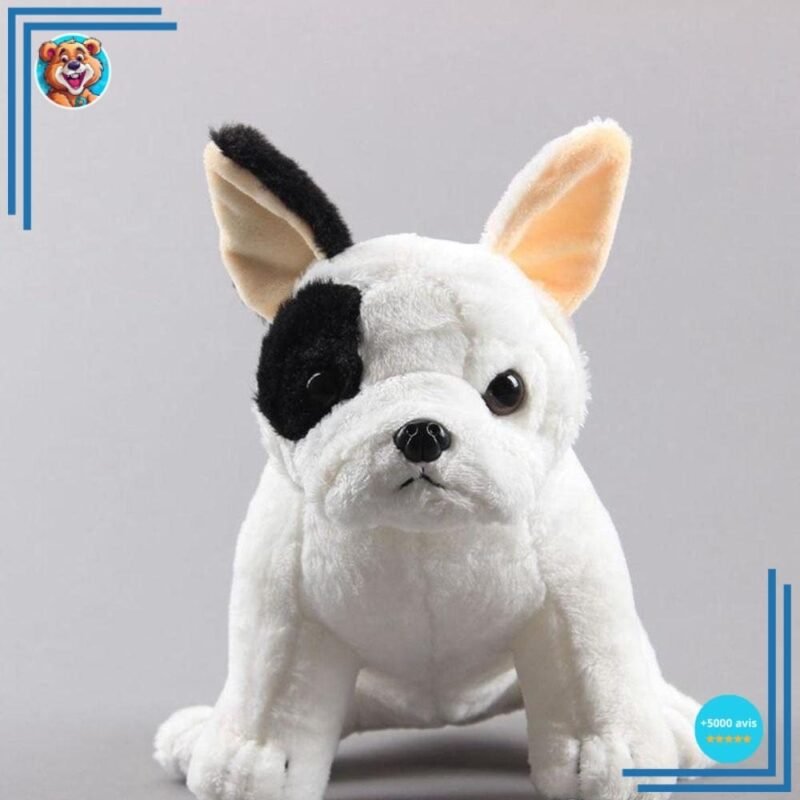 Peluche Chien Bouledogue Français
