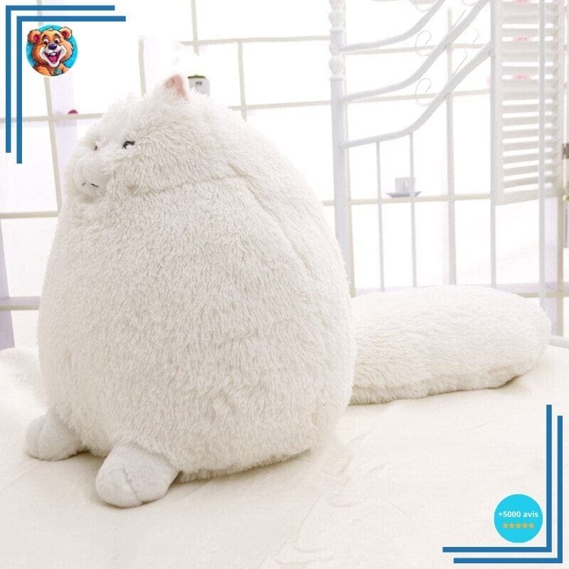 Peluche Chat Persan Blanc – Image 3