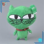 Peluche Chat Vert